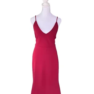 Lulus - Infinite Glory Wine Red Maxi Dress Sz L thumbnail 6