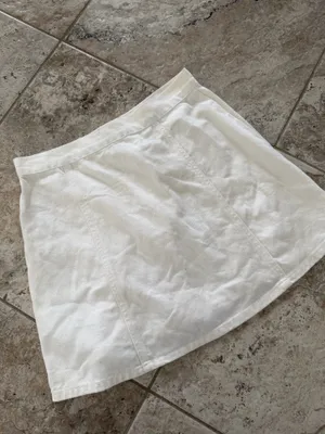 BDG White Denim Skirt thumbnail 3