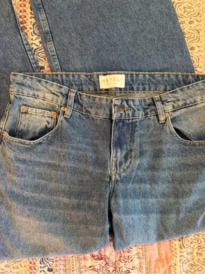 Motel Rocks medium wash wide-leg jeans thumbnail 1