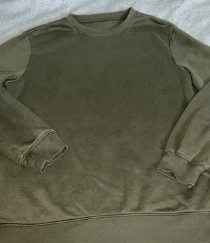 Army Green Crewneck Sweatshirt thumbnail 1
