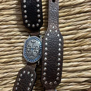 Ariat 2008 limited edition buckle. Handcrafted full grain leather. thumbnail 9