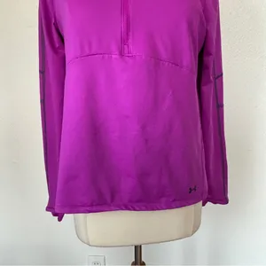 Under Armour Fitted Purple Athletic Pullover thumbnail 6