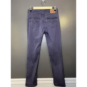 Levis Mid Rise Skinny Jeans Womens 29 Purple Medium Wash Stretch Denim thumbnail 4