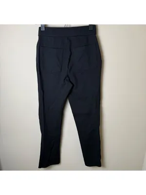 Halara Flex High Waisted Pockets Ankle Length Work Pants Womens Small Reg Black thumbnail 2
