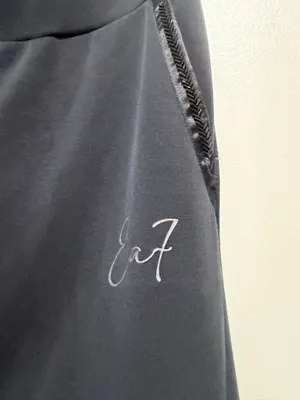 EA7 Emporio Armani Black Logo Sweatpants Joggers Size Size Large thumbnail 6