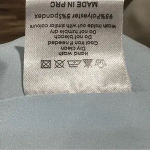 Meshki light  blue button up blazer thumbnail 4