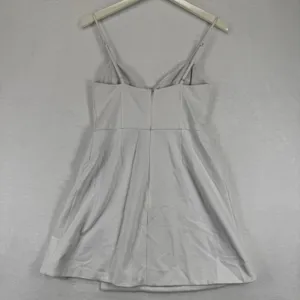NWT NBD‎ White Bodycon Mini Dress Spaghetti Strap Slit Size M READ thumbnail 11