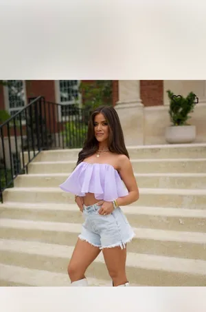 Flutter tube top Purple Size M thumbnail 2