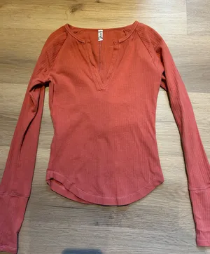 free people ribbed layering top thumbnail 1