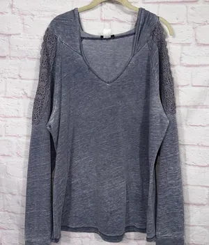 VENUS Cold Shoulder Lace Detail Top - Size XL thumbnail 1