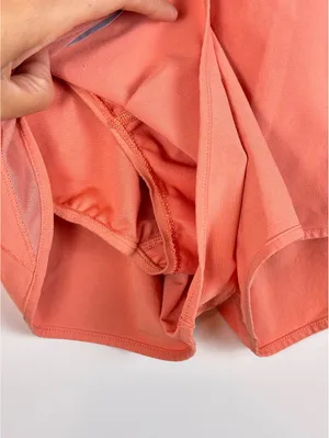 Lululemon Hotty Hot High Rise Shorts 2.5” Size 4 Coral Orange Lined Running thumbnail 8