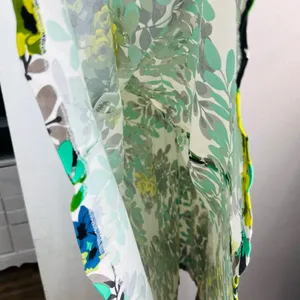 London Times Green and White Leaf Print Dress thumbnail 7