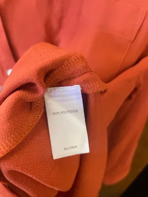 J Jill Top Womens Rust Orange Button Up Long Sleeve Classic XLP thumbnail 5