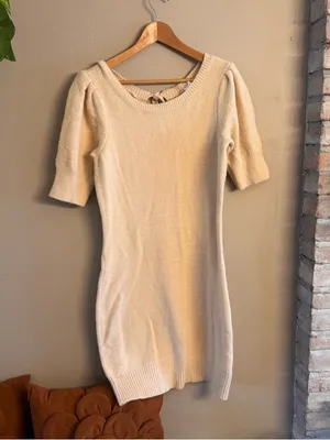ANTHRO‎ | DAILY PRACTICE Knit Short-Sleeve Mini Dress thumbnail 2