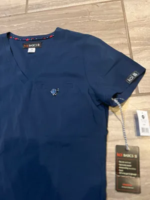 New! Koi Scrub Top Sz XS! No Free Shipping:( Blue thumbnail 2