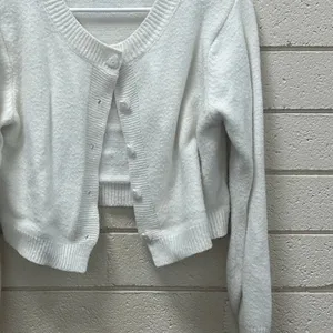 Princess Polly White Cardigan Sweater size XS/S thumbnail 5