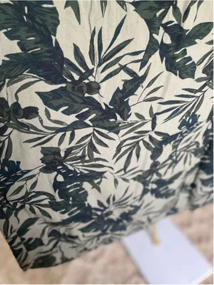 Old Navy Tropical Leaf Shift Dress Sleeveless Resort Coastal Boho Quiet Luxury‎ thumbnail 4