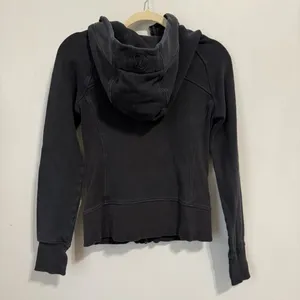 Lululemon Black Zip Up Scuba Jacket Size Small thumbnail 8