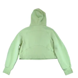 Lululemon Scuba Oversized Half-Zip Hoodie Dewy Green W3DM4S XS/S thumbnail 2