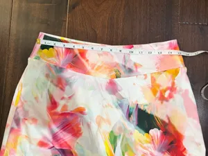 Anthropologie Peggi Kroll Daily Practice Mini Skort Floral Tennis Skirt Size Med thumbnail 8