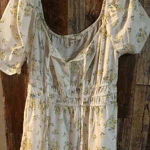 NEW Blush Floral Puff Sleeve Dress size Xl thumbnail 4