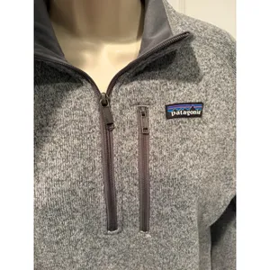 Patagonia Better‎ Sweater 1/4 Zip Womens Small Gray Fleece Pullover STY25522 thumbnail 3