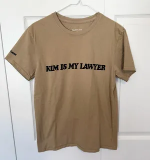 TALENTLESS “KIM IS MY LAWYER” T-shirt SMALL thumbnail 1