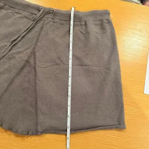 vintage y2k Hard Tail Forever grey/brown mini skirt size medium 100% cotton thumbnail 7
