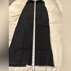 HYFVE Classic Black Strapless Denim Dress - NWOT - Size L thumbnail 14