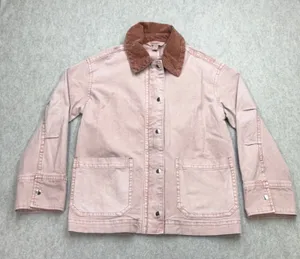 Old Navy Barn Jacket Women S Canvas Utility Workwear Outdoor Coastal Grandma Zip thumbnail 1