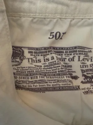 Levi's White 501 Frayed Hem Denim Shorts WHITE thumbnail 7