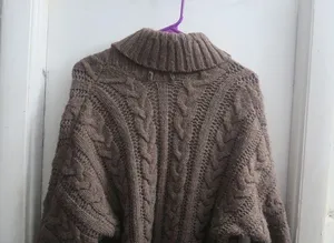 Express knit sweater wool blend comfy cardigan in green size small. thumbnail 7