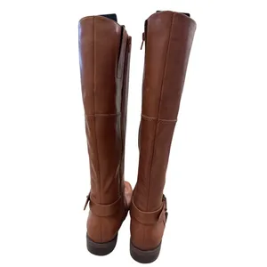Nine West Womens Brown Knee-High Riding Leather Boots 6.5M SKU 7435 thumbnail 7