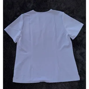 FIGS Women's Technical‎ Collection Scrub Top Gray Short Sleeve Pocket Sz XL thumbnail 5