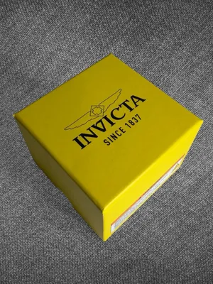 Invicta Silver-Tone Crystal Bezel Yellow Dial Bracelet Watch - Brand New thumbnail 4