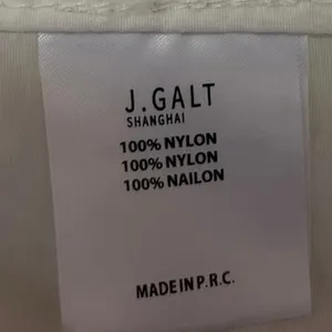 Brandy Melville J. Galt White Los Angeles Hoodie Hooded Windbreaker Jacket Sz S thumbnail 5