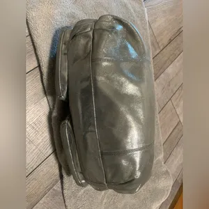 Coach Metallic Silver Poppy Hobo Bag thumbnail 11