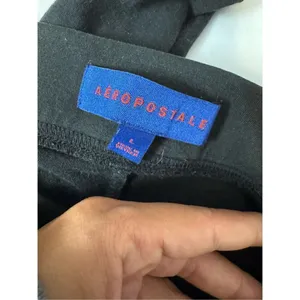 Aeropostal black leggings thumbnail 2