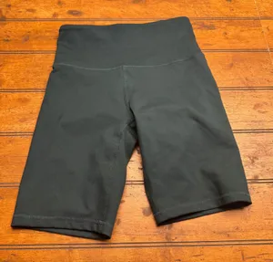 Cycle House by Marika High Waisted Biker Shorts Women's Size S‎ Dark Green thumbnail 1