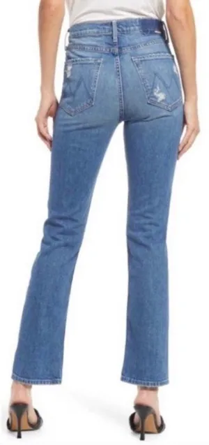 Women MOTHER Superior High Waisted Rider Skimp Jeans Wash Playing With Scissors thumbnail 2