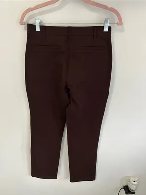 Quince Ultra Stretch Ponte Straight Leg Pants Espresso thumbnail 6