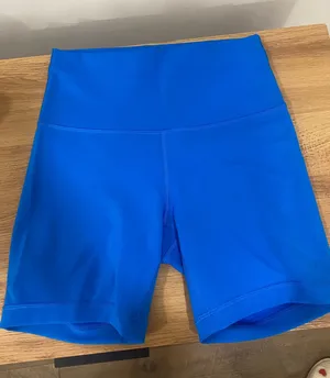 Lululemon biker shorts blue  thumbnail 1