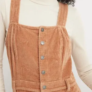 NWT Aerie Women's Corduroy Kick Flare Overalls Size‎ S thumbnail 3