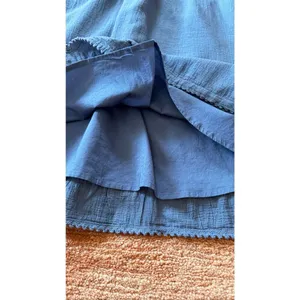 Polo Ralph Lauren Blue Flutter Sleeve Dress Adult XS Girls 12 thumbnail 4