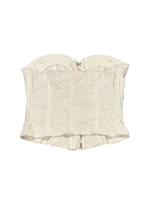 I AM GIA Novah Bustier White Bridal Wedding Corset Top S thumbnail 6