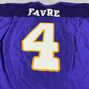Brett Favre Minnesota Vikings Jersey Mens Large Purple NFL Football Team Apparel thumbnail 8