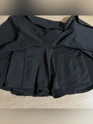 SHEIN Black Circle Skater Mini Skort thumbnail 2