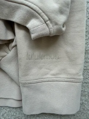 lululemon athletica women’s Crewneck Sweatshirt in Pale Beige thumbnail 3