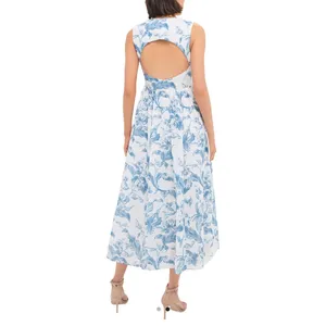 NEW Tuckernuck Hyacinth House Maizie Maxi Dress Blue White size Small thumbnail 2