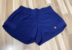 Champion Navy Blue Sport Shorts with Side Zip Pocket Size Medium thumbnail 1